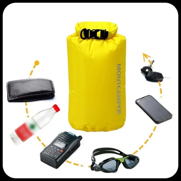 3L waterproof nylon outdoor Travel dry storage camping bag brand new in black - Picture 3 of 10